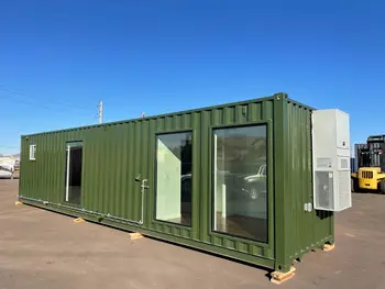 Висококачествена огнеупорна контейнер за пакетиране на зърнени храни, устойчиви на корозия, Офис модулна къща Habitalbe