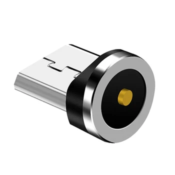 През цялата Магнитен Кабел с щепсел 8-пинов mini USB за бързо зареждане на телефона с магнитно зарядно устройство