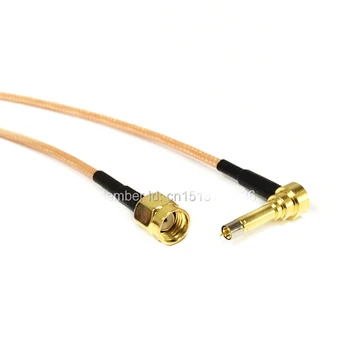 Антена кабел 3G RP-SMA конектор MS156 под прав ъгъл, нарязани на коаксиален кабел RG316 15 см 6