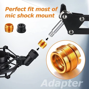 Стойка за микрофон с щипка от 3-8 см до 5.8 Инча Винт Адаптер Притежателя на Статив Конвертор Жак за преобразуване Аксесоари