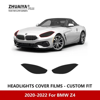 За BMW Z4 2020-2022 Външна фаровете на колата Със защита от надраскване предварително нарязани на защитно фолио PPF Ремонт на филм Автомобилни стикери Аксесоари