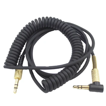 Пружинен кабел аудио Кабел за слушалки за Marshall Major II 2 Monitor Bluetooth Слушалки без микрофон