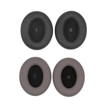 1 Чифт седалките жак за слушалки MOMENTUM 4.0, които лесно се заменят, защитни облицовки за слушалки, амбушюры с катарами, здрав черен цвят