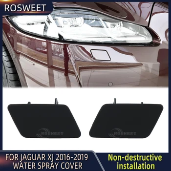 За Jaguar XJ 2016 2017 2018 2019 Предна броня Главоболие фенер Капачка дозатор за миене на фаровете, Капака на чиста инжектори Автомобилни Аксесоари