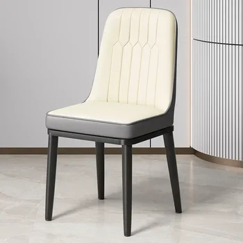 Просто стол за почивка с облегалка, модерен скандинавски Мобилни трапезни столове, Ергономични и дизайнерски мебели за домове Silla Comedor