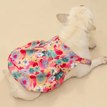 Прекрасна рокля за кученце, Высокоэластичный прашка, украшающий жилетка за домашни любимци, облекло за кутрета без ръкави