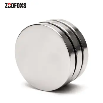 ZOOFOXS 2 елемента 35x5 мм N35 през Цялата Диск Неодимови Магнити Постоянен Редкоземельный Силен Магнит NdFeB 35*5 mm