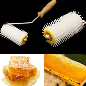 Инструмент за пчеларството, обзавеждане за извличане на пчелен мед с пластмасово игольчатым ролка, обзавеждане за извличане на меда