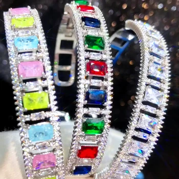 Missvikki Луксозни Корейски комбинираната наращиваемые гривни, пръстени, бижута, определени за жени, за Сватба парти, Модерна гривна за всеки ден, Новост