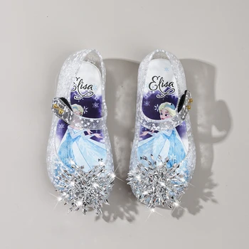 Сладки сандали Disney girls frozen Mouse Mouse princess, ежедневни обувки, спортни обувки с неплъзгащи мека подметка за момиче, подарък