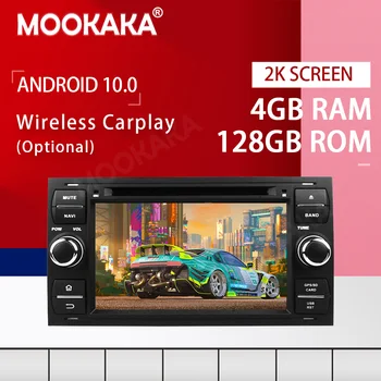 PX6 Android 10,0 4 + 128 Грама За FORD 2006 + Екран Мултимедиен Плейър GPS Навигация Стерео Аудио Авто Магнитола Главното Устройство DSP