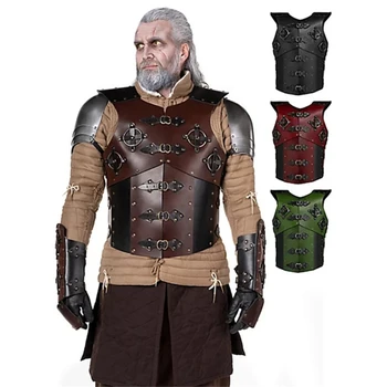 Средновековна броня кожа, косплеи, якета, отличителни и брони за мъже
