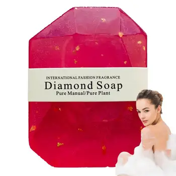 Ценно сапун Парчета сапун, ръчно изработени от злато фолио Почистващ Хидратиращ крем Ароматизирани сапуни Помага да се Овлажнява И Омекотява Сухата кожа Сапун В Подарък
