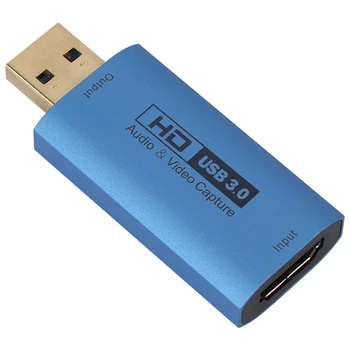 1 бр USB-карта за улавяне на вашия компютър-в съвместима карта улавяне на 4K 60Hz HD Video Capture Card USB3.0 Capture Card