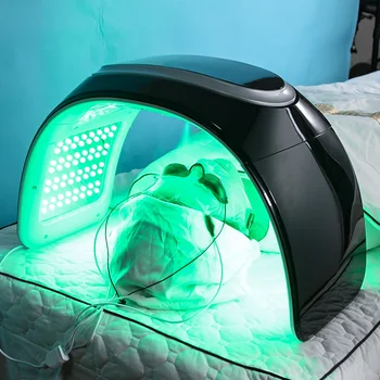 Най-нови Лицето Машини за Козметични процедури За Подмладяване на Кожата 7 Цвята Led Light Therapy ФДТ Машина за Домашна употреба