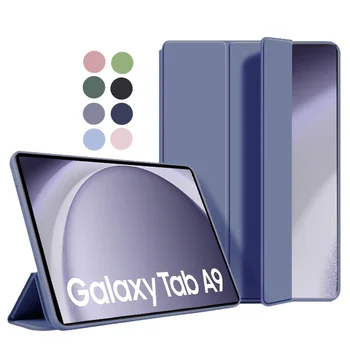 За Samsung Tab A9 A7 Lite Калъф 8,7 см Сгъваема поставка Мека делото от TPU за Galaxy Tab A9 2023 8,7 