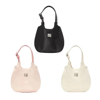Дамска чанта Проста модерна чанта за носене Подмышечная чанта за жени и момичета, Универсални чанти през рамо Чанта за подмишниците Чанта-тоут
