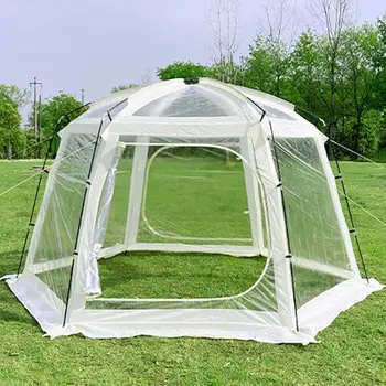 Прозрачна палатка Rainfly, сгъваема палатка, ультралегкий навес с чанта за съхранение, туристическа палатка, всплывающая палатка за отдих на открито, къмпинг