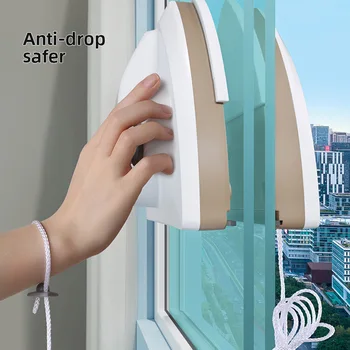 Магнитен Пречистване на прозорци, Стъклени Домакински Почистване на Инструменти за почистване на прозорците Стъргалка за стъкло Магнитна четка за Чистачки