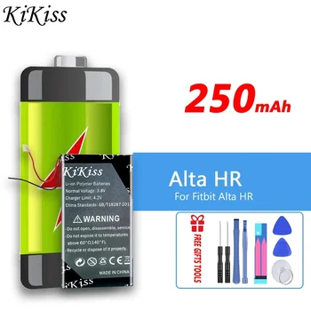 Мощна Батерия KiKiss капацитет от 250 ма За Fitbit Alta HR WL-FBT07 с 2-кабелен Цифров Замяна Батерия