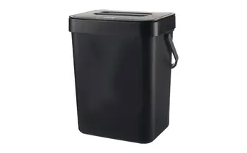 Монтируемый кофа за боклук Домакински кофа за боклук с капак и дръжка на кофата за боклук за хола Контейнер за боклук Стенен кофа за боклук