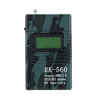 RK560 Преносим Ръчен Частотомер CTCSS, DCS Декодер Радиочестотни Брояч Тестер Монитор за 2-Лентов Радиостанции