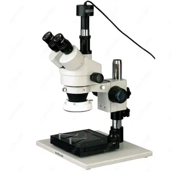 Инспекцията микроскоп с повишена резолюция-AmScope Доставя 3,5-90-кратно проверки микроскоп с повишена разделителна способност, както и 8-мегапикселова цифрова камера