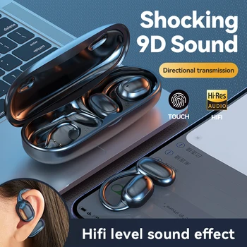 Безжични Слушалки Bluetooth Слушалки EarHook TWS 9D Бас Стерео Звук Слушалки в ушите С Микрофон Слушалки Спортни Слушалки