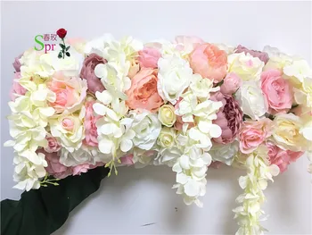 SPR Високо качество на 10 бр./лот сватбена арка цвете изкуствени цветя иу едро роза за декорация на дома сватбени декорации