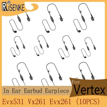 RISENKE-Стандартни втулки втулки за радиогарнитуры Vertex Evx 531 Evx531 Vx261 Evx261 Evx261 Evx-261 Evx-261, 10 бр.