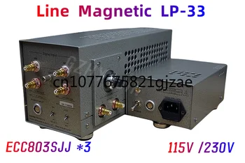 Нов линеен магнитен усилвател, LP-33 ММ клиенти фоно-усилвател на MC ECC803sJJ * 3 Gain: ММ 51 db, МС 72 db Независим източник на захранване 20 W