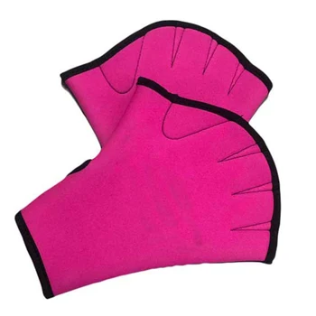 Ръкавици за практикуване на аквааэробикой и плуване, ръкавици за гмуркане със плешките, неопренови ръкавици за плуване, плавници за мъже, жени, деца