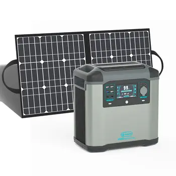Литиево-йонните Батерии Powerstation мощност от 2000 W, Инверторная зарядно устройство с електрически и електроцентрала, слънчев генератор с мощност 2200 W