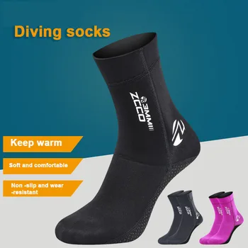 3 мм Неопренови чорапи за гмуркане, обувки, водни обувки, нескользящие плажни обувки, обувки за неопрен, затопляне чорапи за гмуркане, гмуркане, сърф