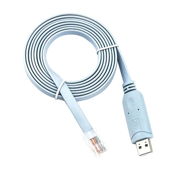 1.8 M FTDI чип на USB КЪМ RJ45, USB КЪМ RS232 сериен кабел-адаптер RJ-45 CAT5 за конзоли