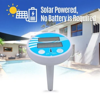 Термометри на слънчеви батерии за СПА-басейн, трайно устройство за измерване на температурата на водата в хидромасажни вани
