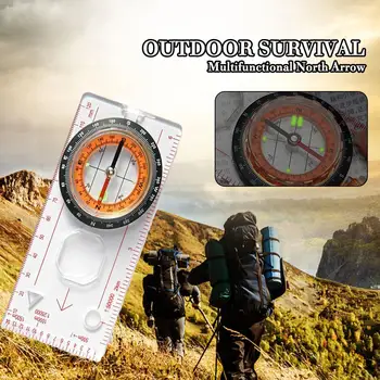 Мини Компас Инструменти и оборудване за къмпинг Основните джобни часовници Карта за разходки Инструмент за къмпинг Навигатор приключения Outdoor Survival Sc N0P4