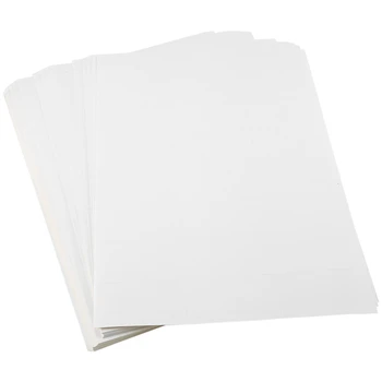 100 листа чиста матова хартия за печат, адресни етикети 70X37,1 мм, цвят бял, самозалепващи се