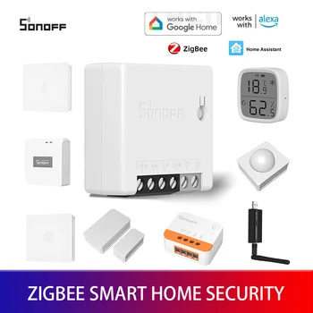 Интелигентно управление на дома SONOFF Zigbee ZBBridge с wi-fi включване / датчик за температура, влажност, движение / врати за Алекса Google Home