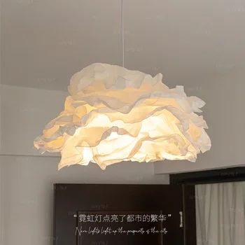 Тиха Книжен полилей в японски стил Средновековна епоха Creative Cloud Room, Спалня, кабинет, ретро лампи