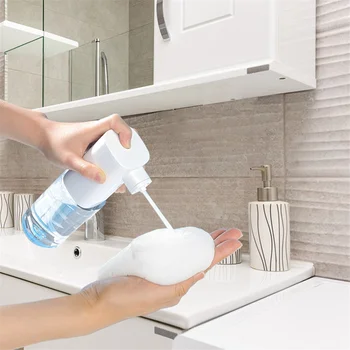 Автоматично дозиране система пенящегося сапун, електрически и акумулаторна батерия, за многократна употреба ръчно опаковка пяна за кухня, баня