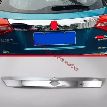 ABS Хромово покритие на капака на задния багажник с умен отвор за етикети Suzuki VITARA 2015 2016 Автомобилни аксесоари